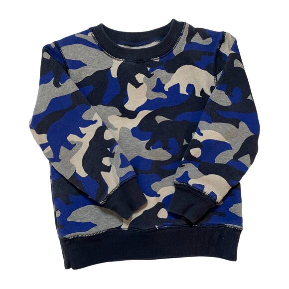 Mini Boden Polar Bear Camo Sweatshirt Size 3-4Y - Picture 2 of 5